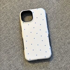 Casely Tiny Hearts IPhone 13 case blue/white